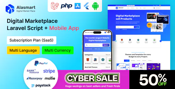 Alasmart - PHP数字产品下载市场