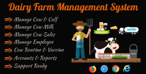 Dairy Farm Management System - 奶牛场管理系统