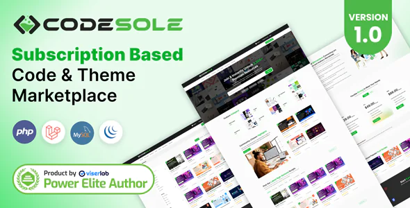 CodeSole - 基于订阅的代码和主题市场