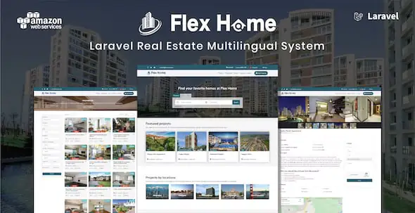 Flex Home - Laravel多语言房地产管理系统