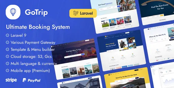 GoTrip - Laravel 预订系统