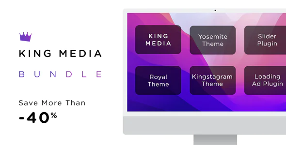 King Media Bundle - 病毒式杂志类CMS