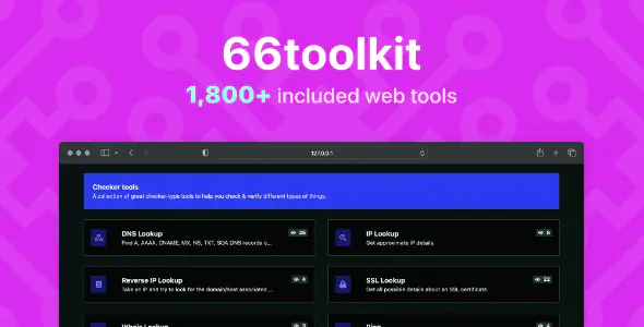 66toolkit - 终极网络工具系统（SAAS）