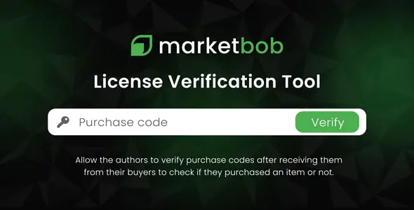 Marketbob的授权验证工具插件