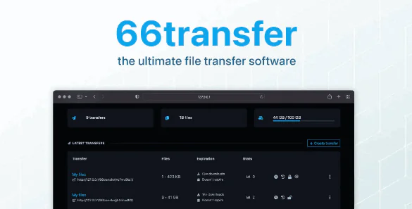 66transfer - 自托管PHP文件传输(网盘系统)
