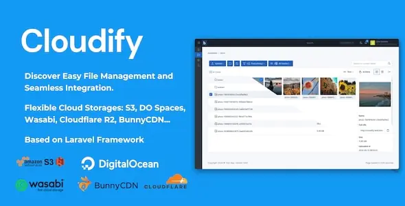 Cloudify - 自托管云存储和文件管理系统