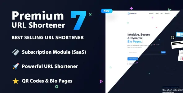 Premium URL Shortener - PHP短网址&Bio页面&二维码生成器