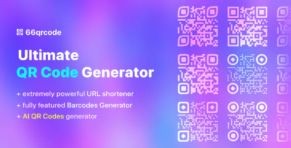 66qrcode - PHP AI 二维码与条形码生成器及 URL 缩短器（SAAS）