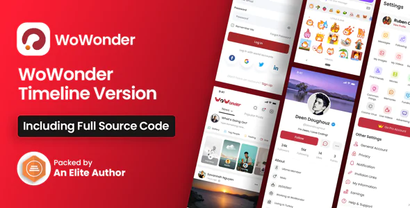 Mobile Native Social Timeline Applications - WoWonder的移动原生社交时间表应用